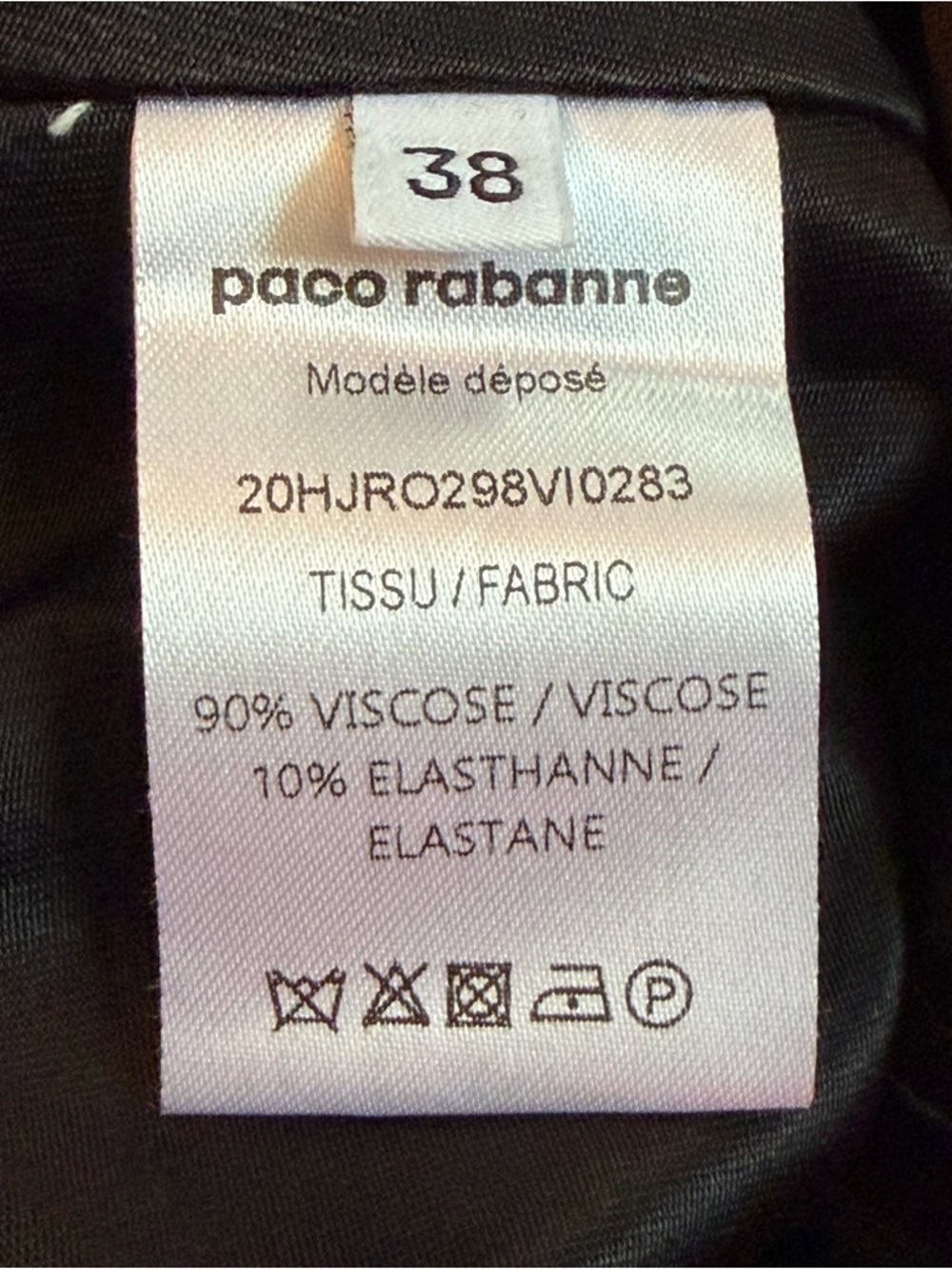 Paco Rabanne Women’s Frieze Fringe Dress Size 38 FR/6 US Black Red Boho Luxury - Picture 9 of 16